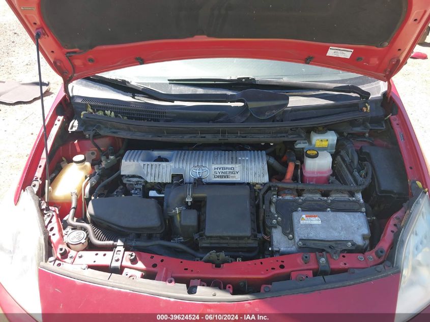 2010 Toyota Prius Iv VIN: JTDKN3DU4A0133161 Lot: 39624524