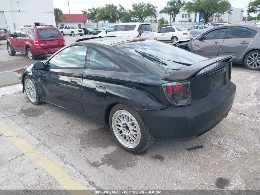 2001 Toyota Celica Gt VIN: JTDDR32TX10111303 Lot: 39624533