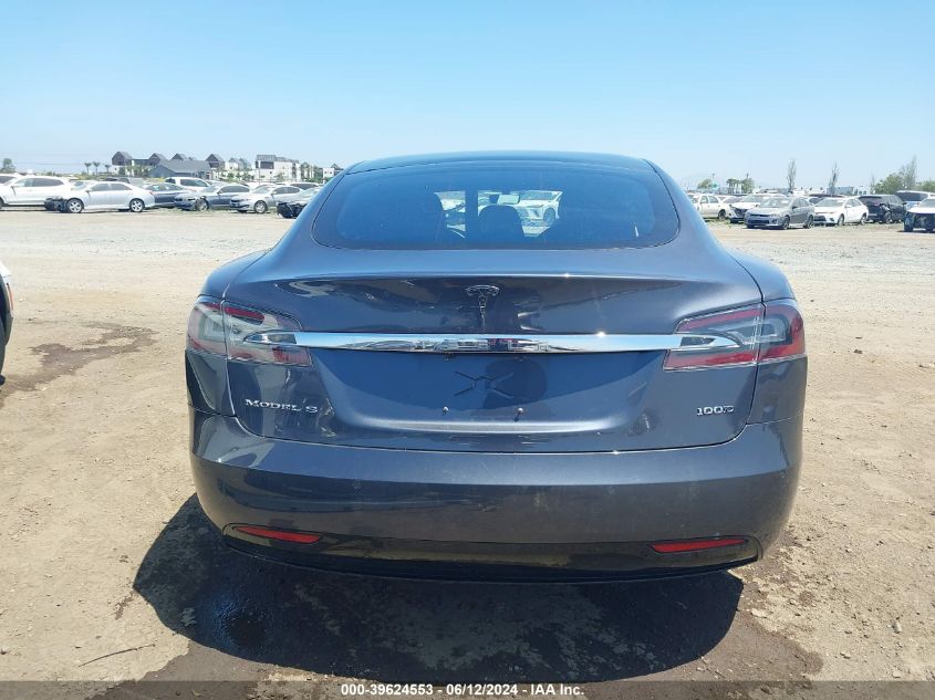 2018 Tesla Model S 100D/75D/P100D VIN: 5YJSA1E24JF293832 Lot: 39624553