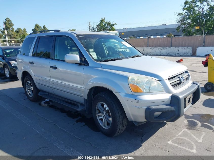 2004 Honda Pilot Exl VIN: 2HKYF18674H507700 Lot: 39624559