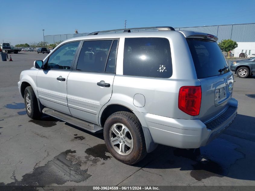 2004 Honda Pilot Exl VIN: 2HKYF18674H507700 Lot: 39624559