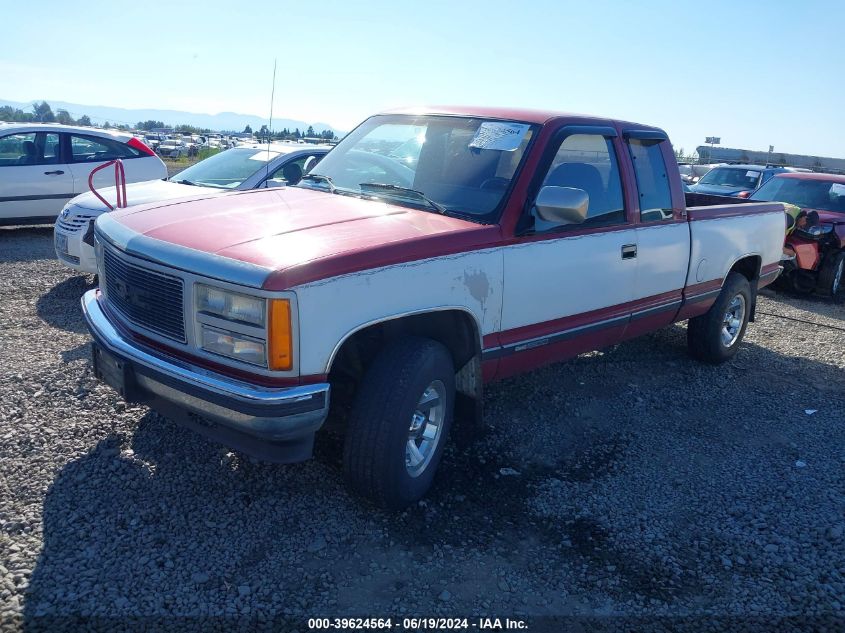 1992 GMC Sierra K1500 VIN: 2GTEK19K7N1529077 Lot: 39624564