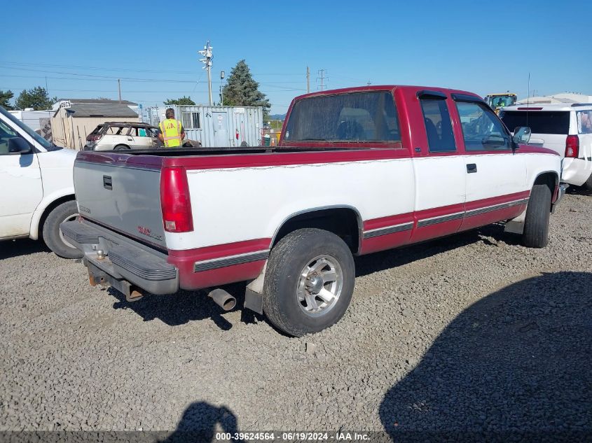 1992 GMC Sierra K1500 VIN: 2GTEK19K7N1529077 Lot: 39624564