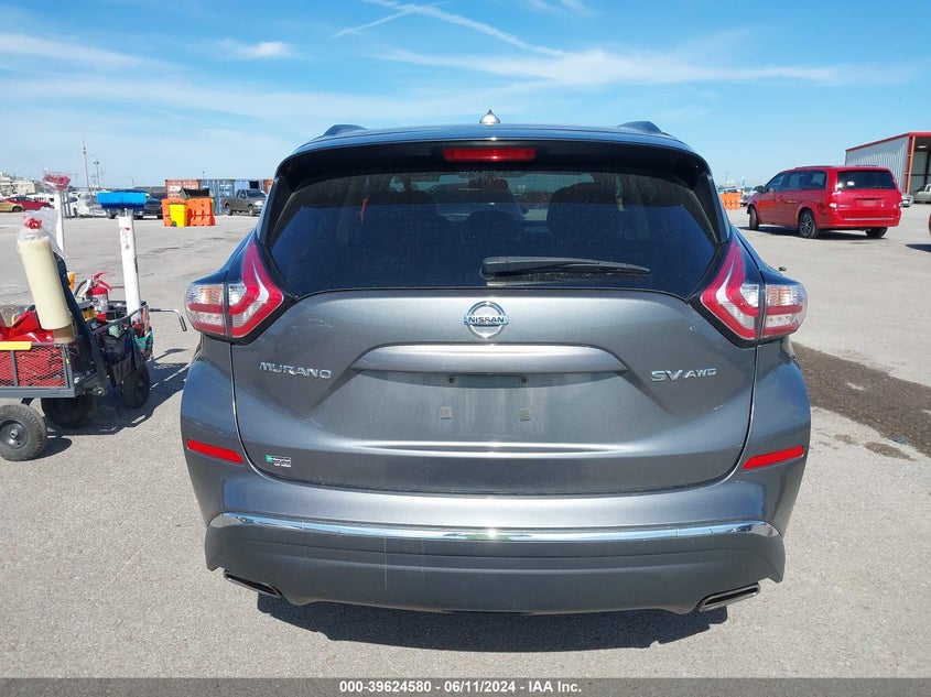 2016 Nissan Murano Platinum/S/Sl/Sv VIN: 5N1AZ2MH4GN113237 Lot: 39624580