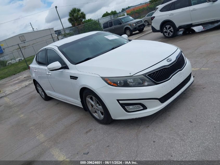 2014 Kia Optima Lx VIN: 5XXGM4A76EG278655 Lot: 39624601