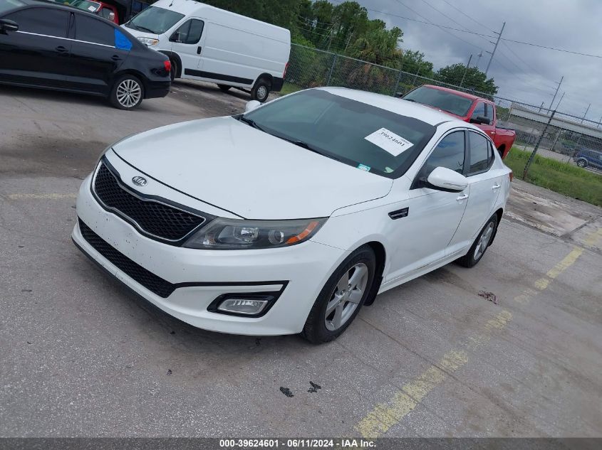 2014 Kia Optima Lx VIN: 5XXGM4A76EG278655 Lot: 39624601