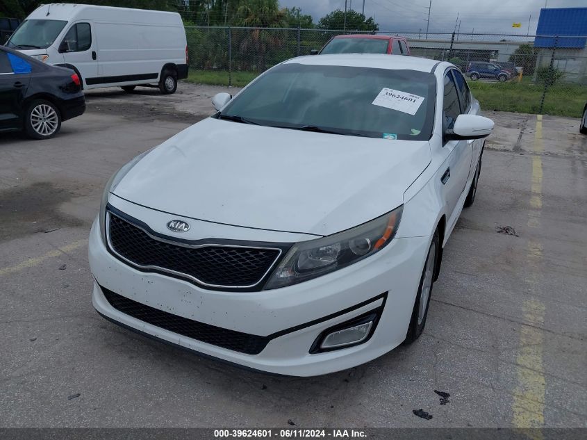 2014 Kia Optima Lx VIN: 5XXGM4A76EG278655 Lot: 39624601