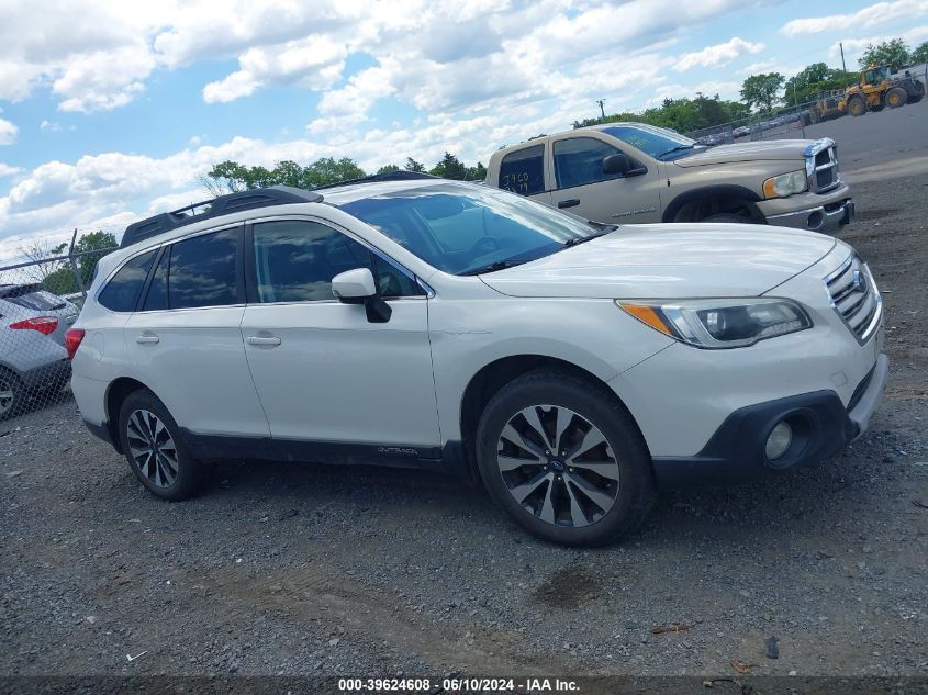 2015 Subaru Outback 2.5I Limited VIN: 4S4BSALCXF3265655 Lot: 39624608