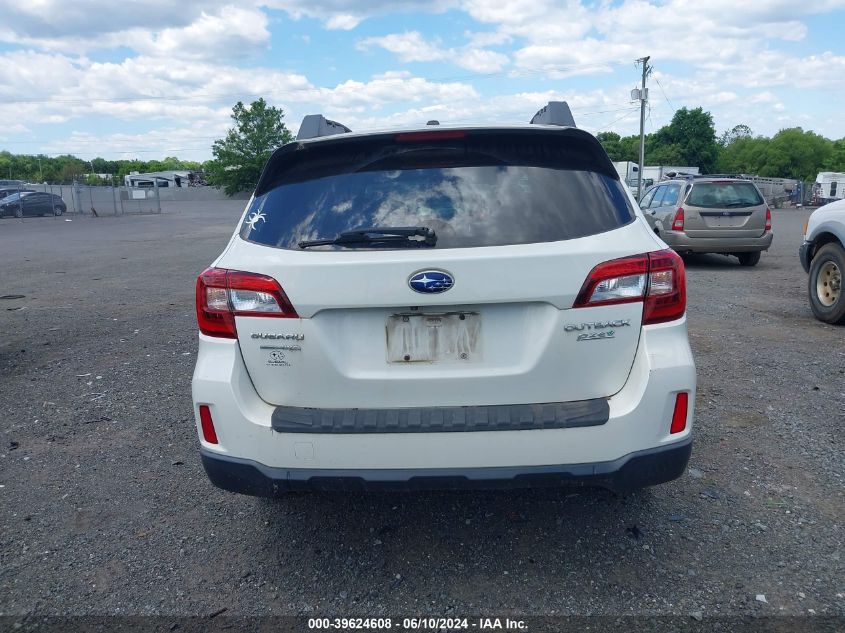 2015 Subaru Outback 2.5I Limited VIN: 4S4BSALCXF3265655 Lot: 39624608