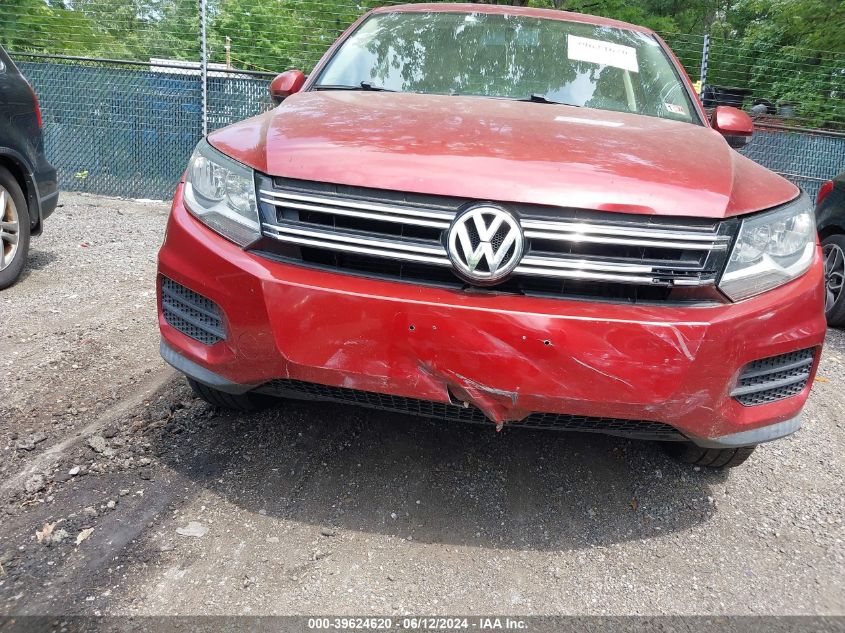 2012 Volkswagen Tiguan Le VIN: WVGAV7AX6CW076894 Lot: 39624620