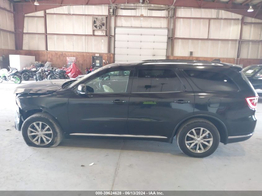 2015 Dodge Durango Limited VIN: 1C4RDJDG2FC885849 Lot: 39624628