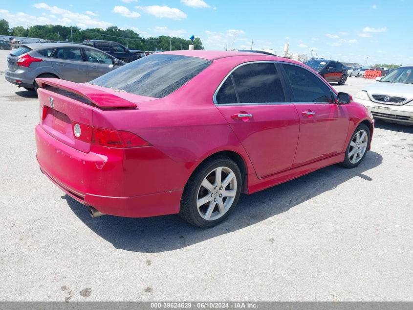 2004 Acura Tsx VIN: JH4CL96834C013379 Lot: 39624629