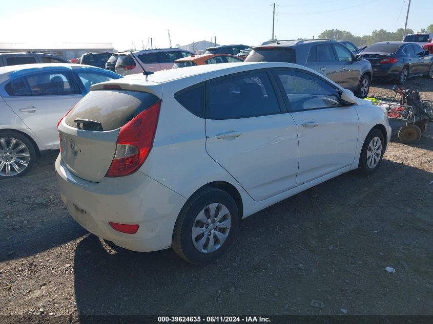 2015 Hyundai Accent Gs VIN: KMHCT5AE8FU204103 Lot: 39624635