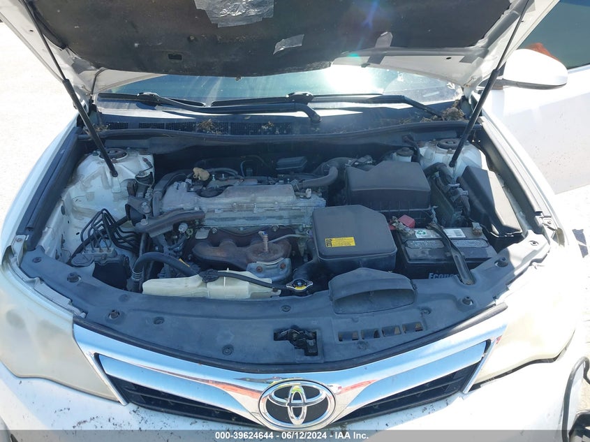 2012 Toyota Camry Xle VIN: 4T1BF1FK8CU607374 Lot: 39624644