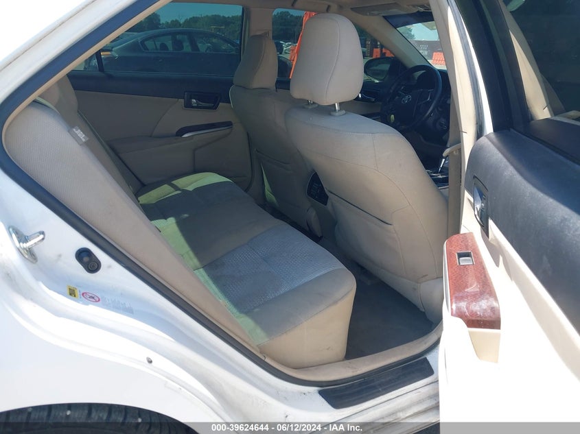 2012 Toyota Camry Xle VIN: 4T1BF1FK8CU607374 Lot: 39624644