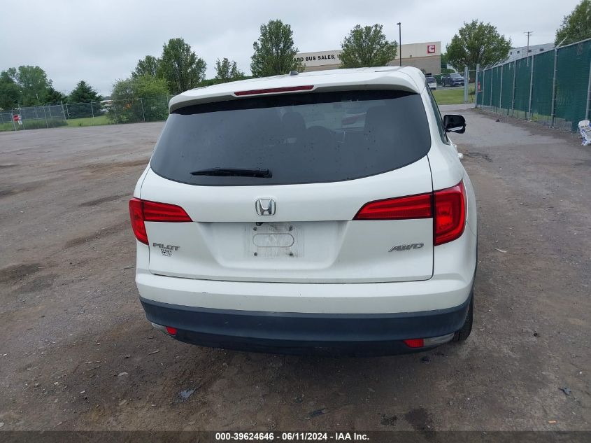 2018 Honda Pilot Ex VIN: 5FNYF6H30JB048877 Lot: 39624646