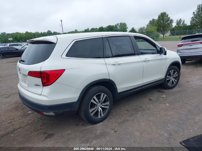 2018 Honda Pilot Ex VIN: 5FNYF6H30JB048877 Lot: 39624646