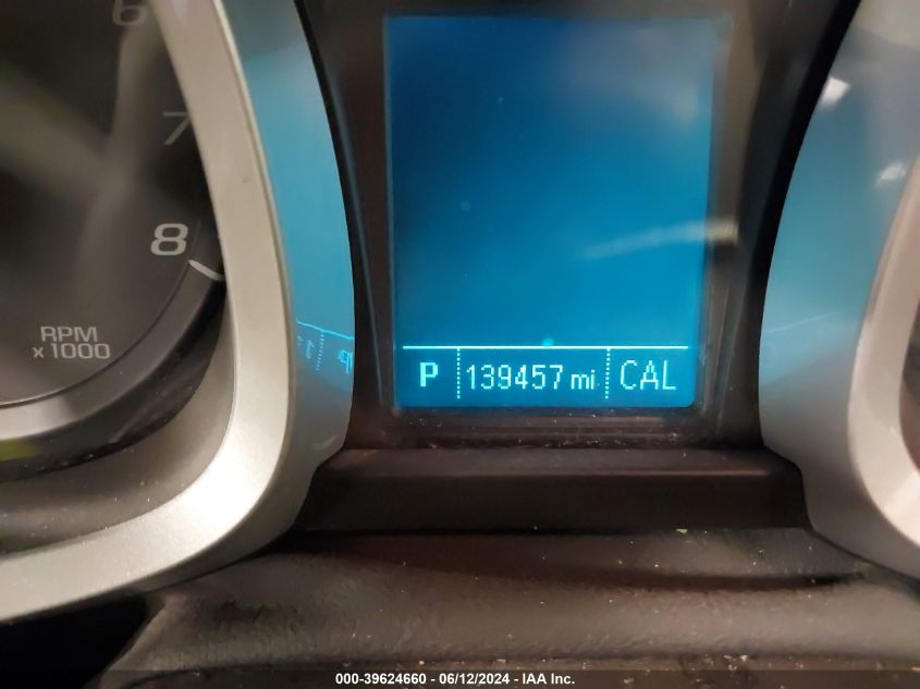 2012 Chevrolet Equinox 1Lt VIN: 2GNFLEEK9C6234987 Lot: 39624660