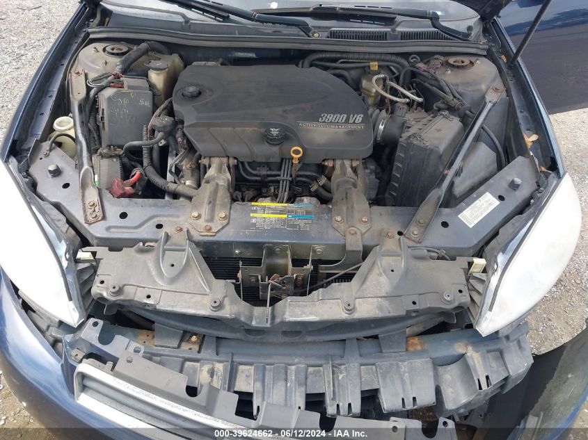 2008 Chevrolet Impala Police VIN: 2G1WS583781234001 Lot: 39624662