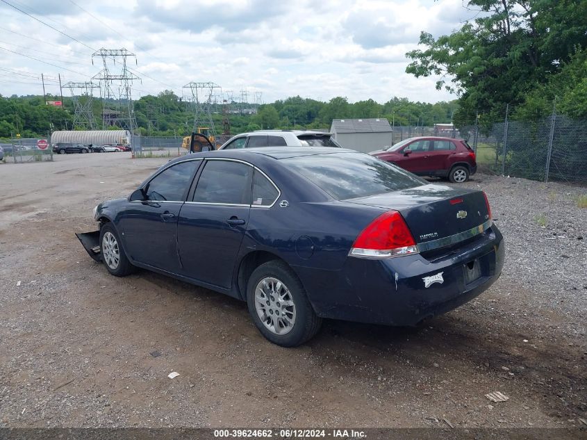 2G1WS583781234001 | 2008 CHEVROLET IMPALA