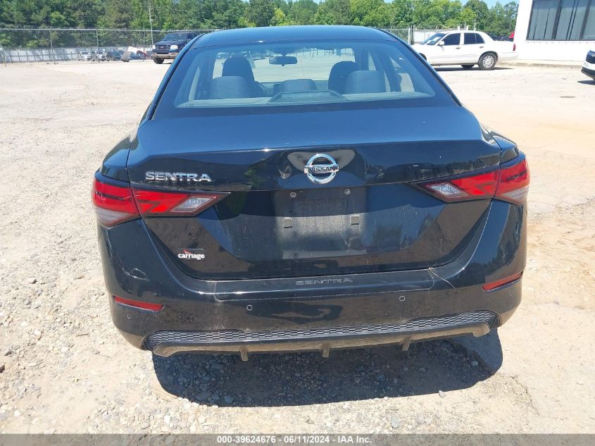 2020 Nissan Sentra S Xtronic Cvt VIN: 3N1AB8BVXLY309588 Lot: 39624676