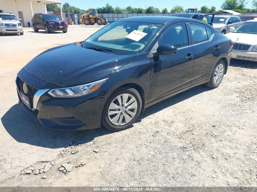 2020 Nissan Sentra S Xtronic Cvt VIN: 3N1AB8BVXLY309588 Lot: 39624676