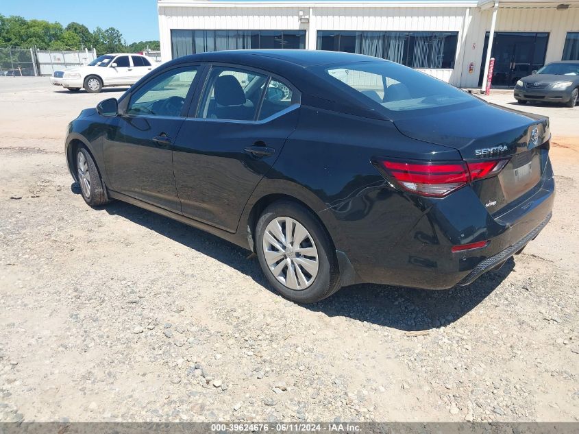 2020 Nissan Sentra S Xtronic Cvt VIN: 3N1AB8BVXLY309588 Lot: 39624676