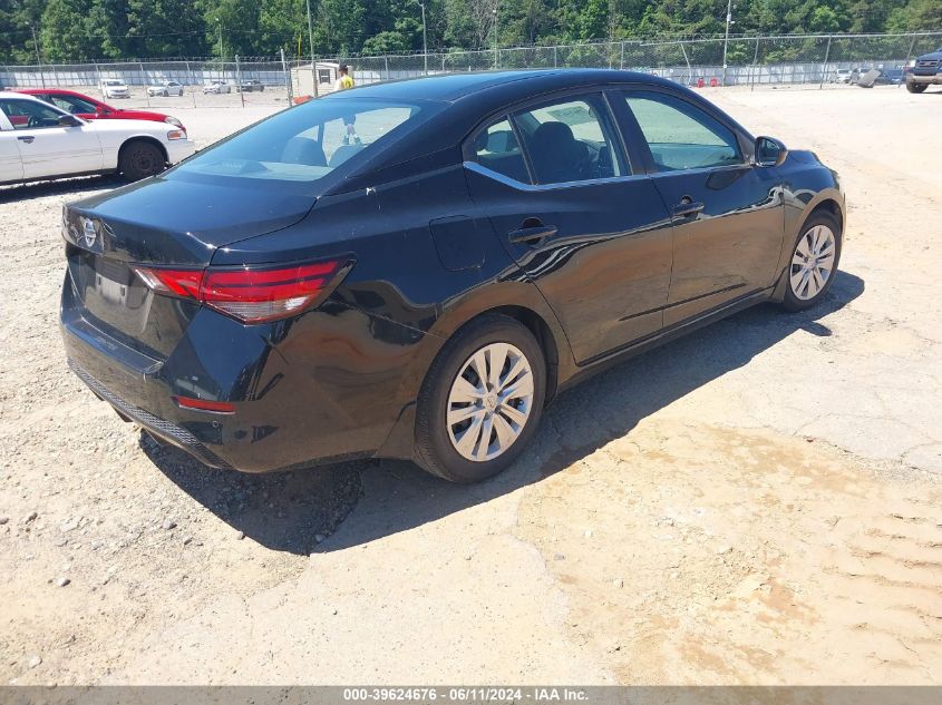 2020 Nissan Sentra S Xtronic Cvt VIN: 3N1AB8BVXLY309588 Lot: 39624676