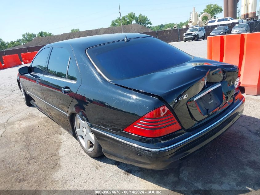 2003 Mercedes-Benz S 430 VIN: WDBNG70J13A362936 Lot: 39624678