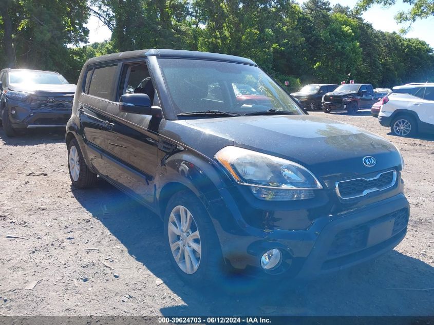 2012 Kia Soul + VIN: KNDJT2A67C7355026 Lot: 39624703