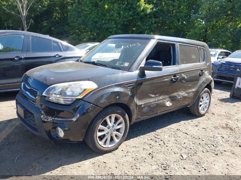 2012 Kia Soul + VIN: KNDJT2A67C7355026 Lot: 39624703