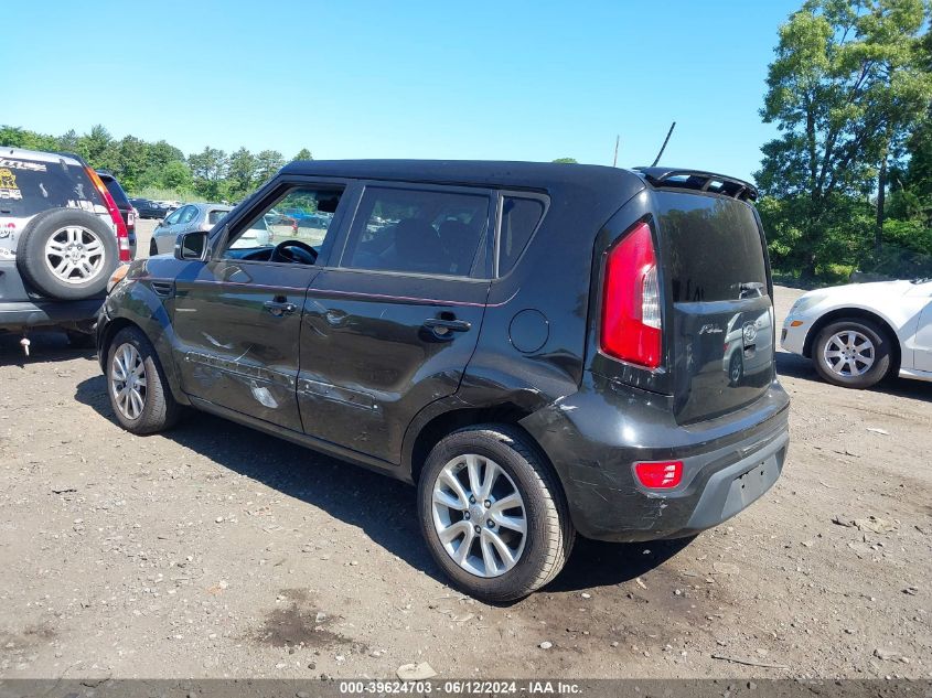 2012 Kia Soul + VIN: KNDJT2A67C7355026 Lot: 39624703