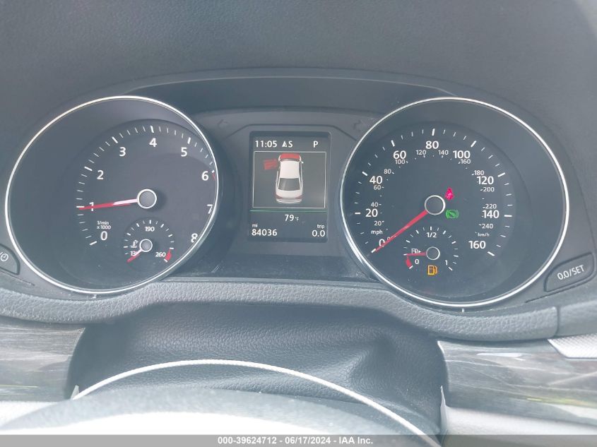 2017 Volkswagen Passat 1.8T Se VIN: 1VWGT7A37HC024942 Lot: 39624712