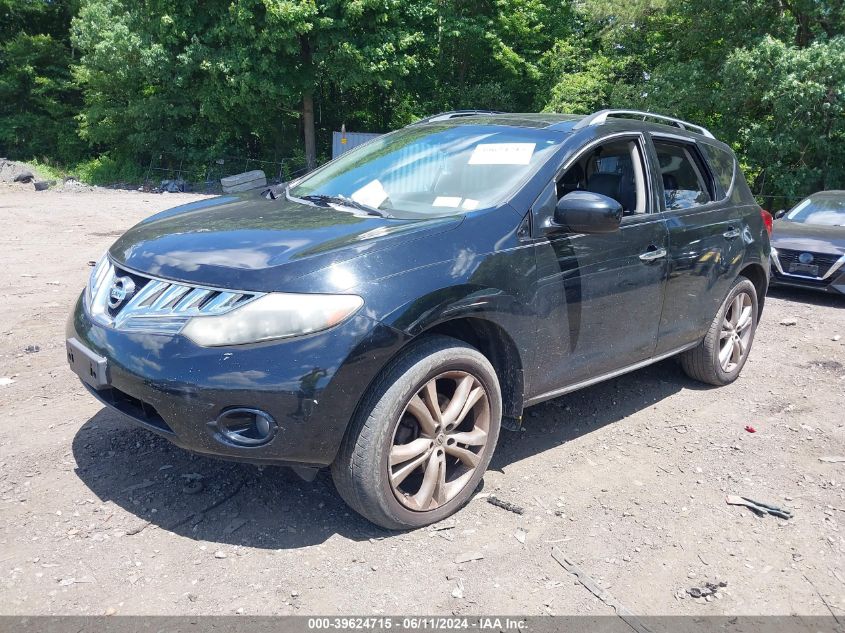 2010 Nissan Murano Le VIN: JN8AZ1MW6AW111606 Lot: 39624715