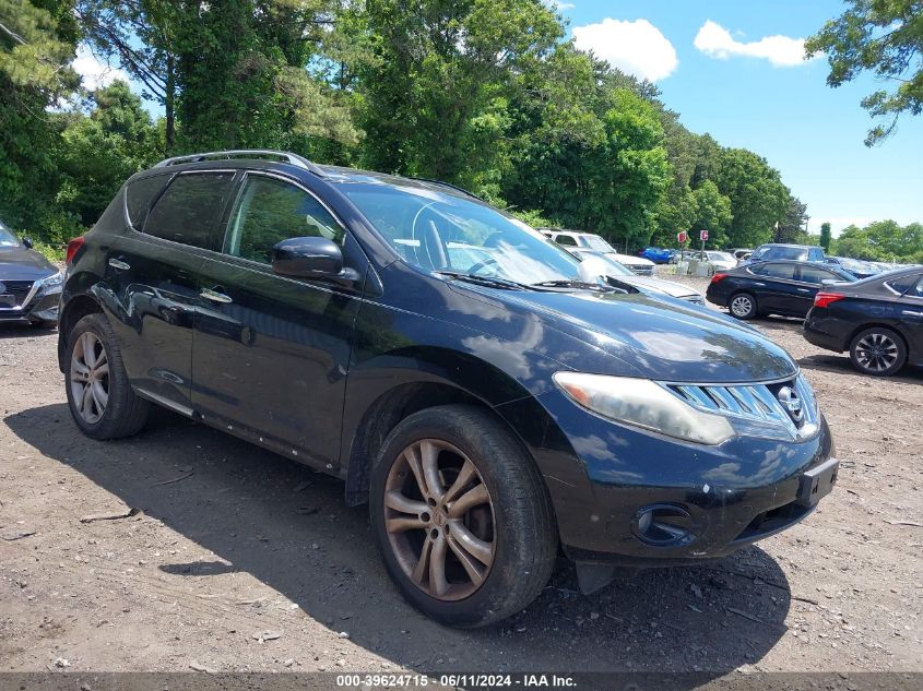 2010 Nissan Murano Le VIN: JN8AZ1MW6AW111606 Lot: 39624715