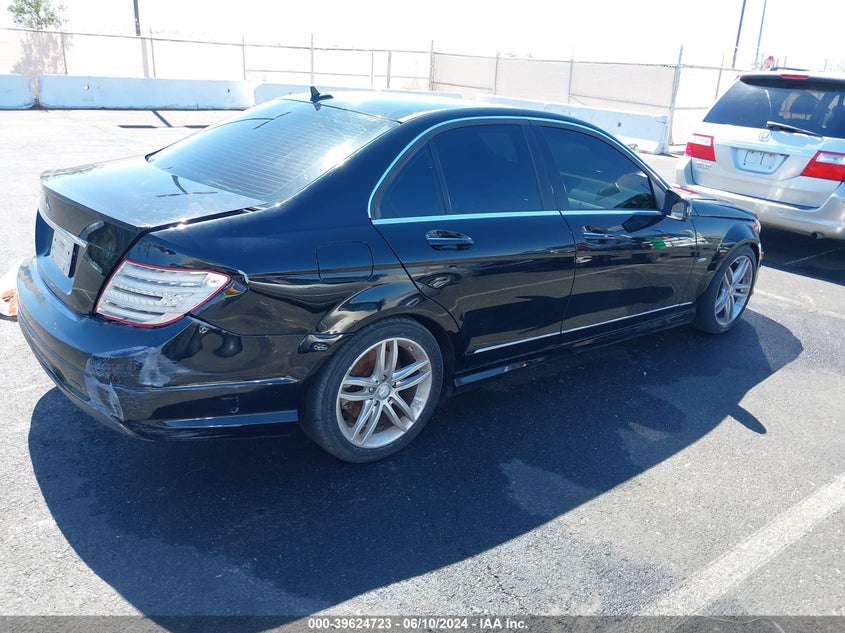 2012 Mercedes-Benz C 250 Luxury/Sport VIN: WDDGF4HB3CA619285 Lot: 39624723