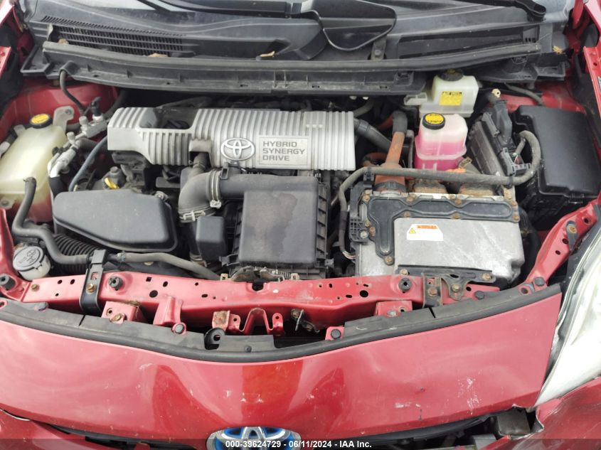 2010 Toyota Prius Ii VIN: JTDKN3DU2A0111045 Lot: 39624729