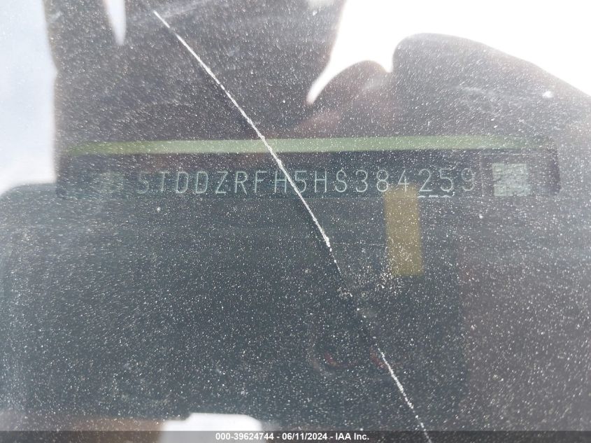 2017 Toyota Highlander Limited VIN: 5TDDZRFH5HS384259 Lot: 39624744