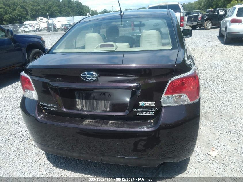 2012 Subaru Impreza 2.0I VIN: JF1GJAA68CH027043 Lot: 39624761