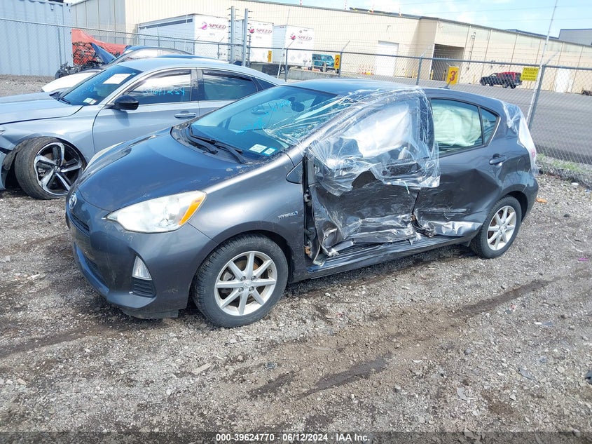 2012 Toyota Prius C Three VIN: JTDKDTB37C1020038 Lot: 39624770