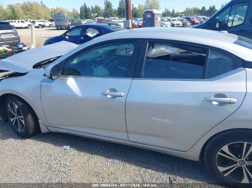 2022 Nissan Sentra Sv Xtronic Cvt VIN: 3N1AB8CV9NY300365 Lot: 39624784