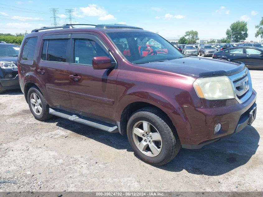 2010 Honda Pilot Ex-L VIN: 5FNYF4H66AB021388 Lot: 39624792