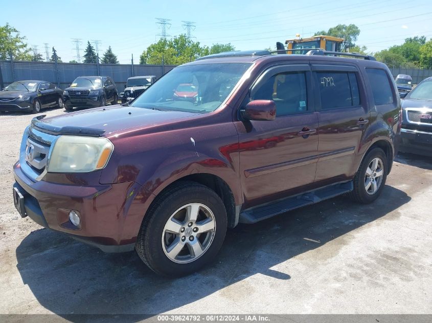 2010 Honda Pilot Ex-L VIN: 5FNYF4H66AB021388 Lot: 39624792