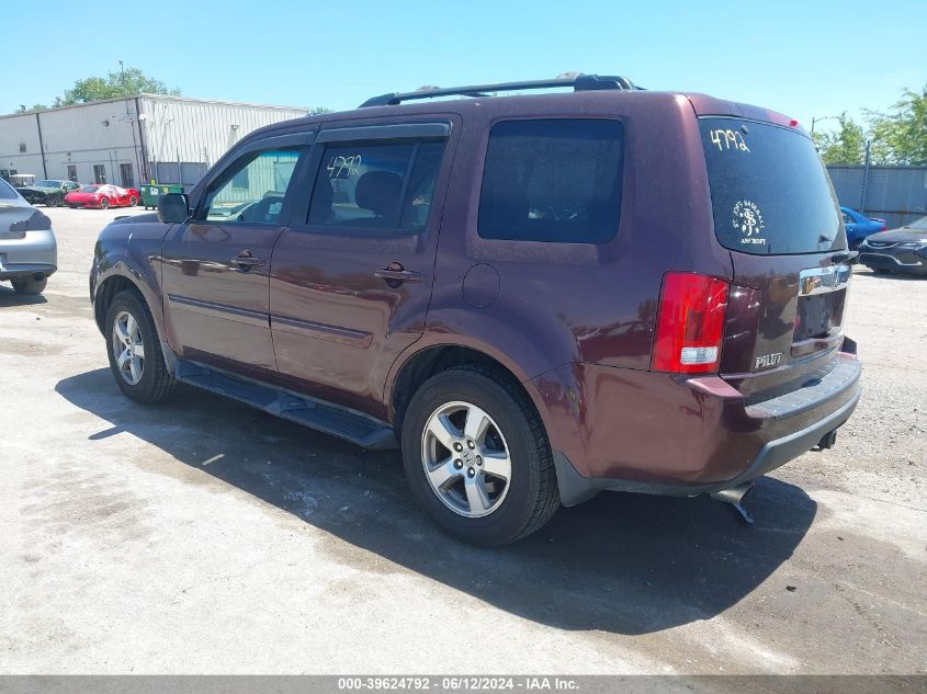 2010 Honda Pilot Ex-L VIN: 5FNYF4H66AB021388 Lot: 39624792