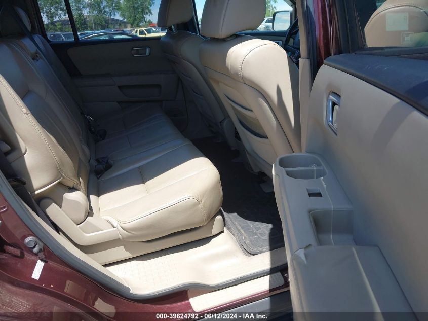 2010 Honda Pilot Ex-L VIN: 5FNYF4H66AB021388 Lot: 39624792