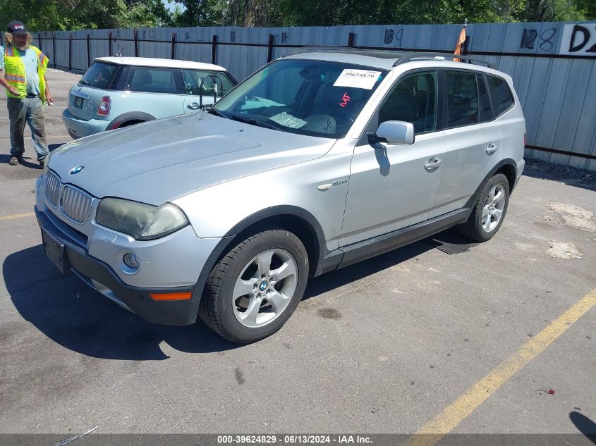 2008 BMW X3 3.0Si VIN: WBXPC93488WJ03283 Lot: 39624829