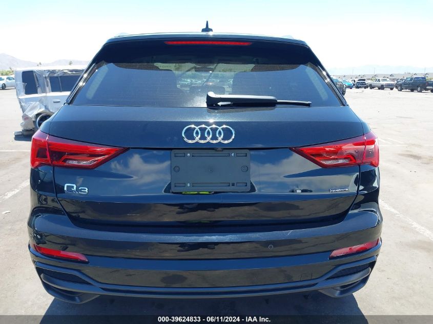 2021 Audi Q3 Premium Plus 45 Tfsi S Line Quattro Tiptronic VIN: WA1EECF38M1069636 Lot: 39624833