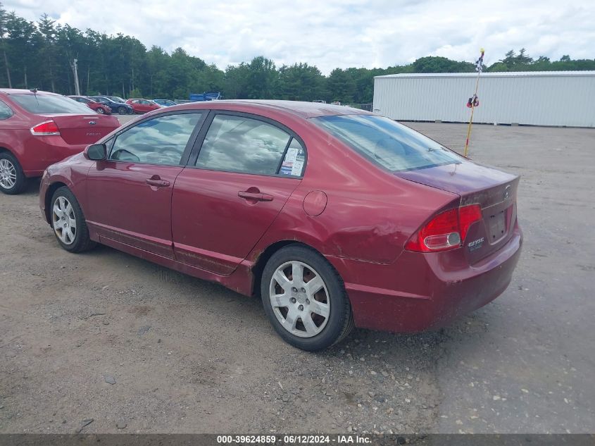 2008 Honda Civic Lx VIN: 1HGFA16558L097935 Lot: 39624859