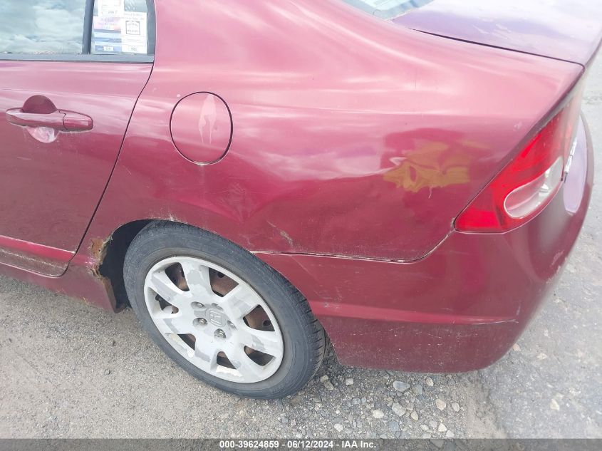 2008 Honda Civic Lx VIN: 1HGFA16558L097935 Lot: 39624859