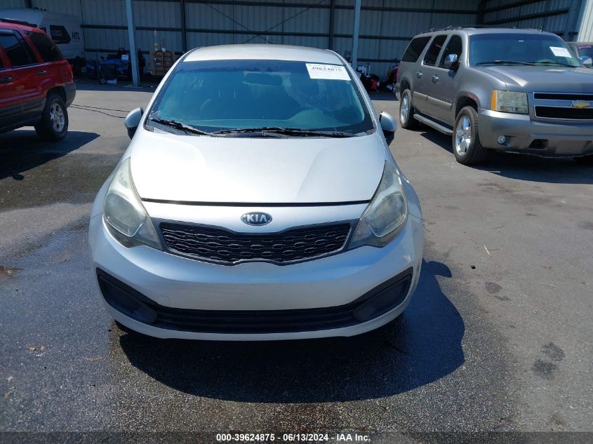 2014 Kia Rio Lx VIN: KNADM4A31E6406862 Lot: 39624875